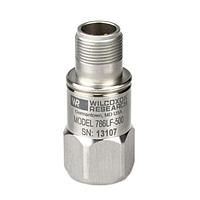 Amphenol Wilcoxon 786T-D2 Acceleration Sensor Modules Top exit, dual output: accel, 100 mV/g, +/-5% sensitivity tolerance; temp, 10 mV/C (2 to 120C), 3 pin MIL-C-5015 connector