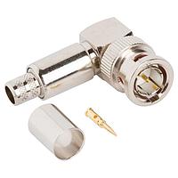 Amphenol RF 112539 Connectors BNC RA Crimp Plug B8281, 75 Ohm
