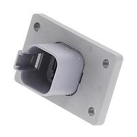 Amphenol SINE Systems AT04-6P-L012 6-Way 6 Pos Rcpt Fng Mnt Conn Pin Gray