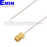 Fairview FMCA1184 Test Probe Pigtail SMA Female to Stripped Lead Cable .020 Coax and RoHS Compliant