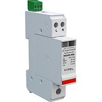 CITEL DS240S-400 UL TYPE 4CA, Imax 40 kA, In 20 kA  Modular Din Rail AC Power Surge Suppressor, 40kA max, 400/230 V 3 Phase, 2P