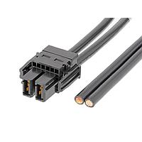 Molex 218056-0210 Discrete Wire Cable Assemblies FEM/FEM 2CKT OTS SR CBL ASSY 1m BLK 11mm Pitch EXTreme Guardian