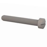 Essentra Components 012520F175 Machine Screw Fillister Slotted Screw, 1/4-20 Thread, 1 3/4 Lg
