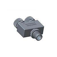 Amphenol LTW YA-B05M-B05F-B05F-01 Circular Metric Connectors Circular Metric Connector, Y Adaptor, Metal, A Coding, 4A, 05 pins, (End 1) Male Male, (End 2) Female Female, (End 3) Male Male, Screw Thread, IP68 Mated