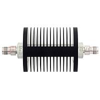 Fairview SA8TFTF25W-50 50 dB Fixed Attenuator TNC Female To TNC Female Up To 6 GHz Rated To 25 Watts With Black Aluminum Heatsink Body