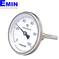 skSATO BM-T-75S Bimetal Thermometer (0~100°C; 150mm)