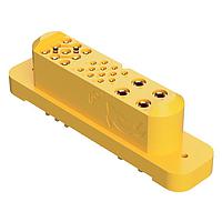 Amphenol Positronic GFSH435F3H/AA Connectors Mixed Density Power Connector,9 size 16 and 4 size 12 and 12 size 20 contacts,Socket (Female),Straight Solder