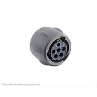 Eaton Souriau-Sunbank UTSX610E98S Plugs Plug, without backshell, with 6 female solder contacts, IP68/69K in unmated conditions