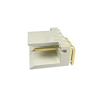 Amphenol FCI 95736-103LF Headers Clincher™ Flex Connectors, Right Angle Header, Single row, 3 Positions, 2.54mm (0.100in) Pitch