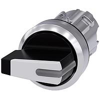 SIEMENS 3SU10522FM600AA0 Short Handle SELECTOR SWITCH. I>O<II. WHITE