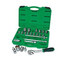 TOPTUL GCAI2410 Professional Grade DR. Flank Socket Set (1/2", 24 pcs)