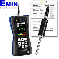 PCE VT 3700S-ICA Vibration Meter (0~399,9 m/s²; 0~399,99 mm/s; 0~3,999 mm; ISO Calibration Cert.)