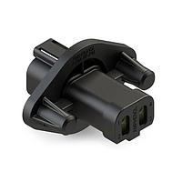 Amphenol SINE Systems AT04-4P-PM14 Connectors 4 Pin Rcpt Panel Mnt SelfThread Bk Sl Ca