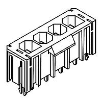 Molex 46007-5304 Shrouded Sabre 4Ckt RA V0 Hdr dr 093Lk LgTail 1950