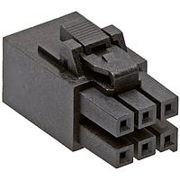 Molex 172258-1004 Receptacle Housing Ultra-Fit RECEPT HSG 3.50MM D/R 4CIR BLK