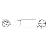 Ledex 195202-131 Pull Tubular STA Tubular 1/2" x 1" Pull FF w/o AR Flat