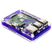 Pimoroni PIM343 Pibow Coupe - Royale Pibow 3 B+ Coup (Raspberry Pi 3 B+, 3, & 2) - Coup Royale