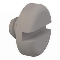 Essentra Components 010632P009 Pan Slotted Pan Slotted Screw, #6-32 Thread, 3/32 Lg