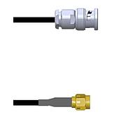 Amphenol Custom Cable Q-0J03B0003007i RF Cable Assemblies BNC-SP/SMA-SP G174 7I