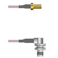Amphenol Custom Cable Q-2V0480005007i RF Cable Assemblies SMA-SJ/TNC-RJB G316 7I