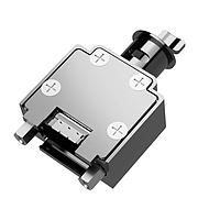 Amphenol Positronic MCD9000ELNT0/AA Lightweight Aluminum Backshell MCD, D-Sub Backshell, Machined Aluminum, Top Entry with Tie Wrap, fixed female jackscrew, RoHS, Size 1