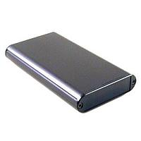 Hammond Manufacturing 1455B1202BK PC Board Alum w/Plastic Ends 4.72x2.82x.75" Black