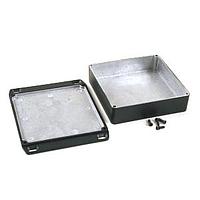Hammond Manufacturing 1590WQFLBK Die-cast box Diecast w/Flange 4.7x1.1x4.7" Black
