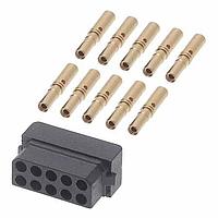 Harwin M80-8441045 Wire Housings 5+5 DIL F/CRIMP CON S/B HI-TEMP