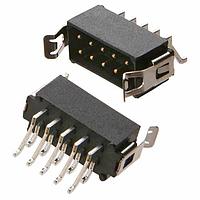 Harwin M80-6661442 Shrouded 7+7 DIL MALE HORIZ SMT LOCK LATCH