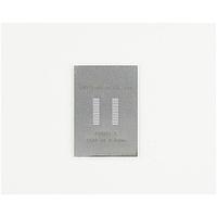 Chip Quik PA0021-S Sockets & Adapters SSOP-30 Stainless Steel Stencil