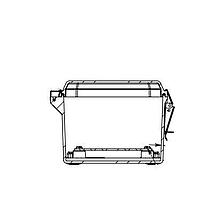 Hammond Manufacturing COVPJU66CCL Cover COVER PJU664CCL/CCLF