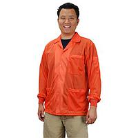 Desco 73915 Jacket with Knitted Cuff (Orange, 2X-Large)