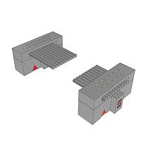 Samtec FFSD-05-D-03.00-01-N IDC Socket Cable .050" Low Profile Tiger Eye(TM) IDC Ribbon Cable Assembly