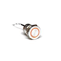 Bulgin MC19MCSAM Sealed 19mm Norm Clsd SST Amb LED