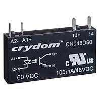 Sensata Technologies - Crydom CN048D24 Miniature 48VDC/0.1A, 24VDC input, 6mm SIP SSR