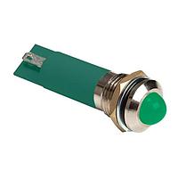 BIVAR MPC12-1GD12V Indicators 8mm GRN Diff. Lens IP54 Panel Mnt. Ind.