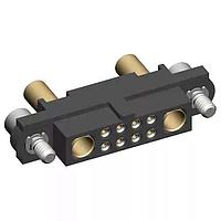 Harwin M80-4C10842F2-01-327-01-327 Power to the Board 8+2 Pos. Female 24-28AWG+16AWG Cable Conn. Kit, Jackscrews