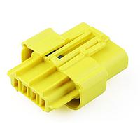 Molex 207782-0403 Receptacle Assembly 3.6 Sealed Recpt Assembly 3.60mm Pitch 3 Ckts Single Row Glow-Wire Capable Key D Yl UL1007/UL1061 Compatible