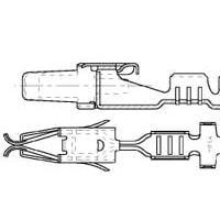 AMP Connectors - TE Connectivity 144432-1 Contact TIMER RECEPT Reel of 3000