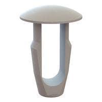 Essentra Components 27SNC1870125 Push-In Rivet Snap Clips, .187 Hole, .125 Panel Thk