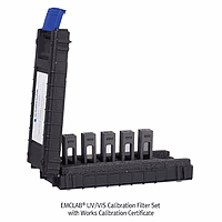 EMCLAB EM.SET100 Glass filter set for testing the wavelengths and photometric