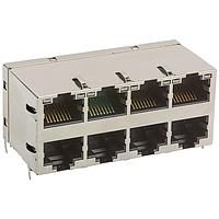 Bel Magnetic Solutions 0854-2X4R-66-F Modular RJ45 Connector