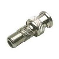 AIM-Cambridge / Cinch Connectivity Solutions 28-75007 RF Adapters - Between Series BNC PLUG TO F JACK ADAPTER 75 OHM