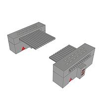 Samtec FFSD-06-D-08.00-01-N IDC Socket Cable .050" Low Profile Tiger Eye(TM) IDC Ribbon Cable Assembly