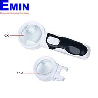 INSIZE 7522-610 Magnifier with two lenses (6X / 10X)