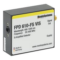 THORLABS FPD610-FS-VIS Si Amplified Photodetectors (400-1000 nm, Fixed Gain, M4 Tap)
