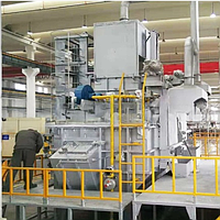 Wondery WDL-RJL-2500 Continuous Gas Fired Industrial Aluminum Melting Furnace , Aluminum Scrap Melting Furnace (6000kg;17.5KW)
