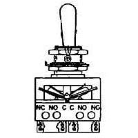 Honeywell 64AT11-1 Toggle Switches 4PDT 3POS T2 TypTERM STD LVR TOGGLE SW