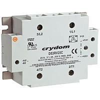 Sensata Technologies - Crydom D53RV25CH Heavy Duty IP20, 600VAC, 25A 3 Phase MR SSR