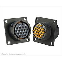 Eaton Souriau-Sunbank UTS014E18S Receptacles 18P Sckt Receptacle Square Flange Sz 14E